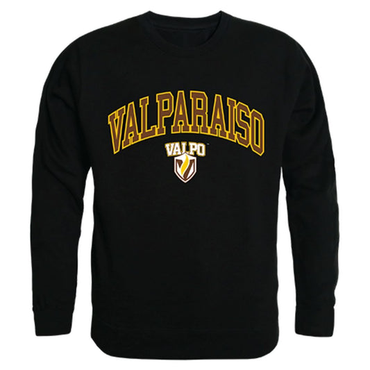 Valparaiso University Campus Crewneck Pullover Sweatshirt Sweater Black-Campus-Wardrobe