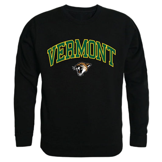 UVM University of Vermont Campus Crewneck Pullover Sweatshirt Sweater Black-Campus-Wardrobe