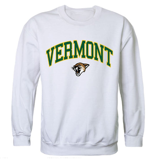 UVM University of Vermont Campus Crewneck Pullover Sweatshirt Sweater White-Campus-Wardrobe