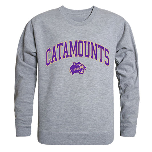 WCU Western Carolina University Campus Crewneck Pullover Sweatshirt Sweater Heather Grey-Campus-Wardrobe