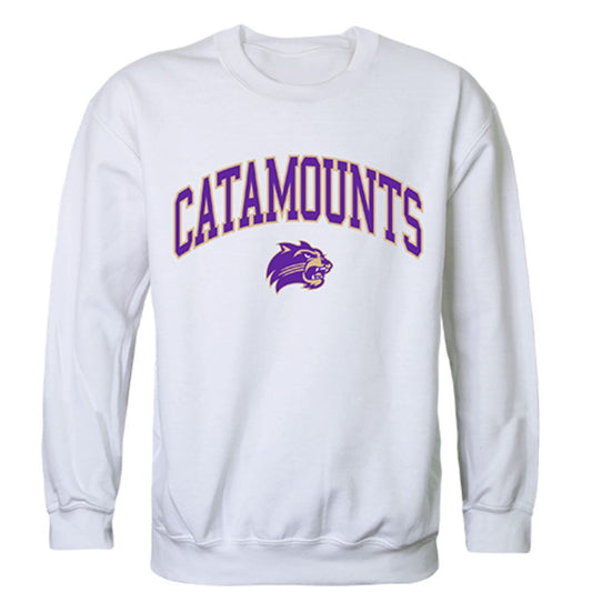 WCU Western Carolina University Campus Crewneck Pullover Sweatshirt Sweater White-Campus-Wardrobe