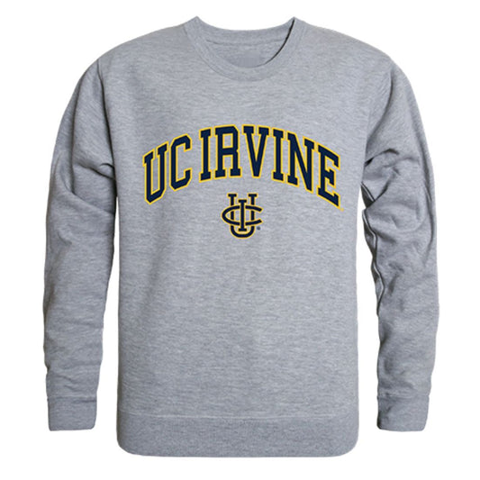 University of California UC Irvine Campus Crewneck Pullover Sweatshirt Sweater Heather Grey-Campus-Wardrobe