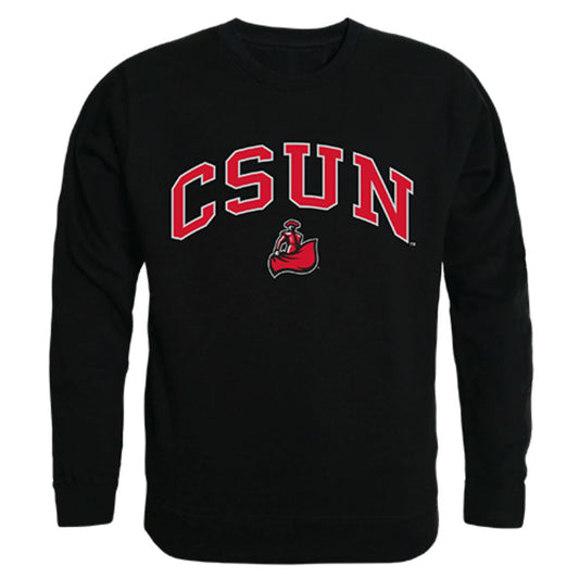 CSUN California State University Northridge Campus Crewneck Pullover Sweatshirt Sweater Black-Campus-Wardrobe