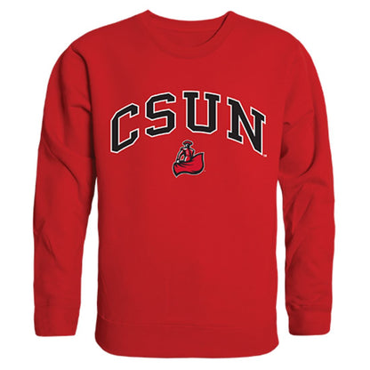 CSUN California State University Northridge Campus Crewneck Pullover Sweatshirt Sweater Red-Campus-Wardrobe