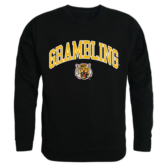 GSU Grambling State University Campus Crewneck Pullover Sweatshirt Sweater Black-Campus-Wardrobe