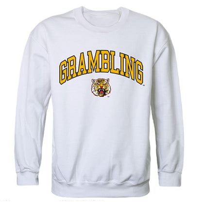GSU Grambling State University Campus Crewneck Pullover Sweatshirt Sweater White-Campus-Wardrobe