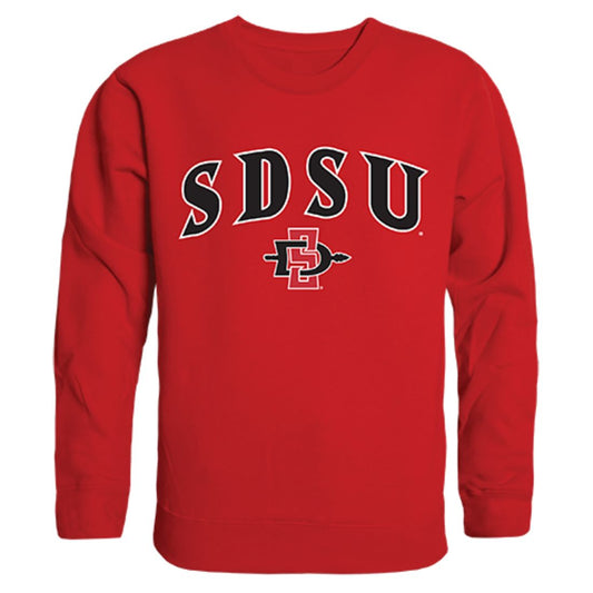SDSU San Diego State University Campus Crewneck Pullover Sweatshirt Sweater Red-Campus-Wardrobe