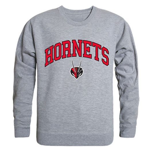 Lynchburg College Campus Crewneck Pullover Sweatshirt Sweater Heather Grey-Campus-Wardrobe