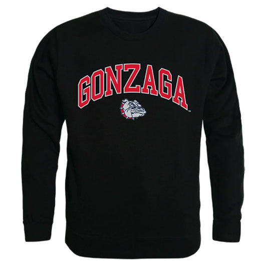 Gonzaga University Campus Crewneck Pullover Sweatshirt Sweater Black-Campus-Wardrobe