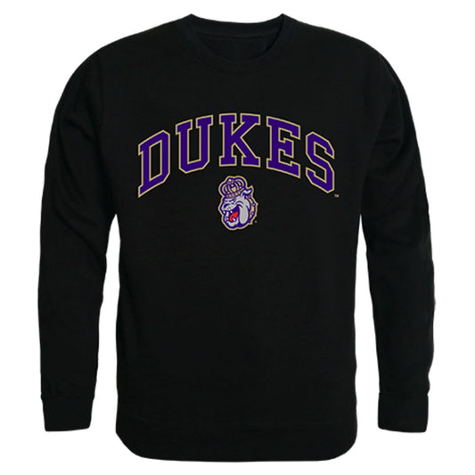 JMU James Madison University Campus Crewneck Pullover Sweatshirt Sweater Black-Campus-Wardrobe