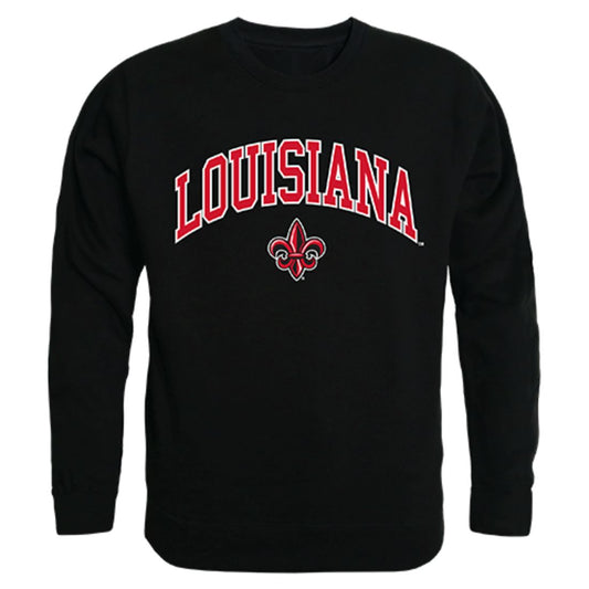 UL University of Louisiana at Lafayette Campus Crewneck Pullover Sweatshirt Sweater Black-Campus-Wardrobe