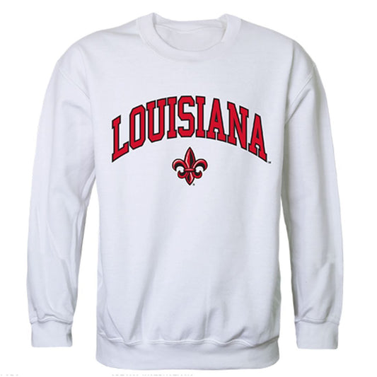 UL University of Louisiana at Lafayette Campus Crewneck Pullover Sweatshirt Sweater White-Campus-Wardrobe