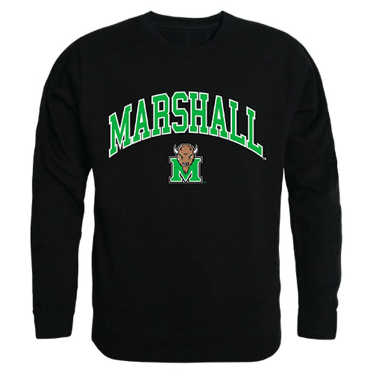 Marshall University Campus Crewneck Pullover Sweatshirt Sweater Black-Campus-Wardrobe