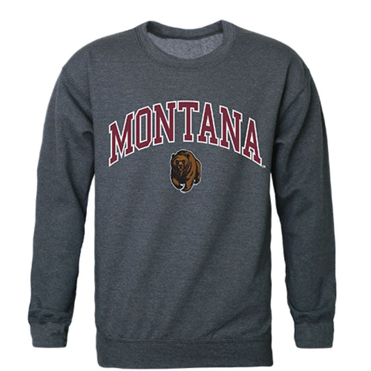 UM University of Montana Campus Crewneck Pullover Sweatshirt Sweater Heather Charcoal-Campus-Wardrobe