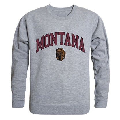 UM University of Montana Campus Crewneck Pullover Sweatshirt Sweater Heather Grey-Campus-Wardrobe