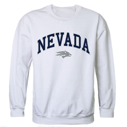 University of Nevada Campus Crewneck Pullover Sweatshirt Sweater White-Campus-Wardrobe