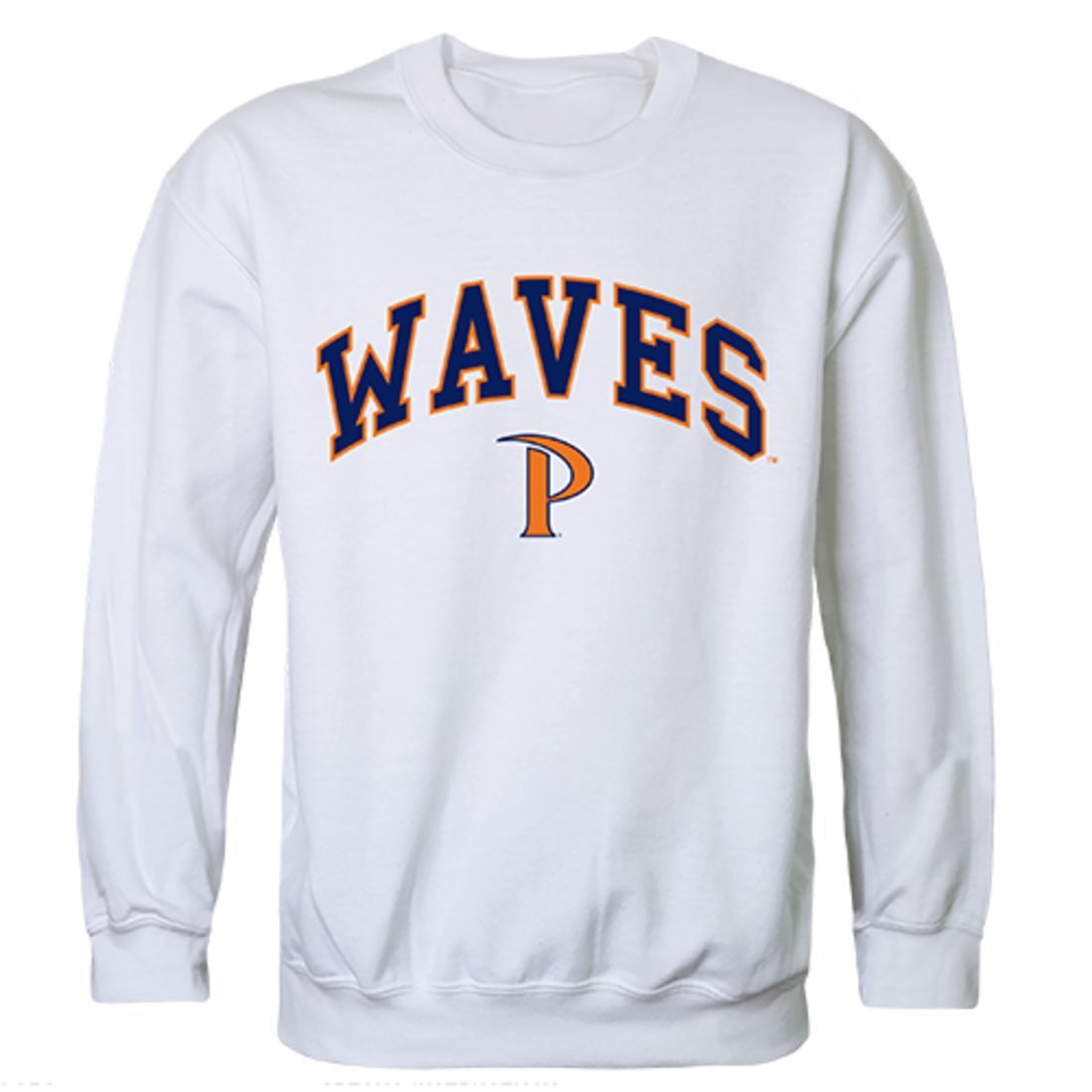 Pepperdine University Campus Crewneck Pullover Sweatshirt Sweater White-Campus-Wardrobe