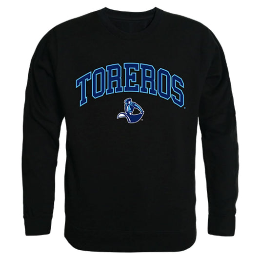 USD University of San Diego Campus Crewneck Pullover Sweatshirt Sweater Black-Campus-Wardrobe