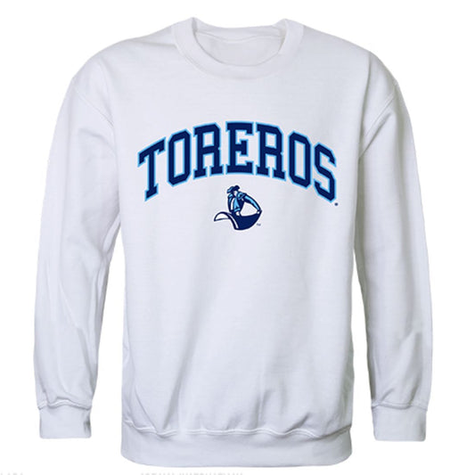 USD University of San Diego Campus Crewneck Pullover Sweatshirt Sweater White-Campus-Wardrobe