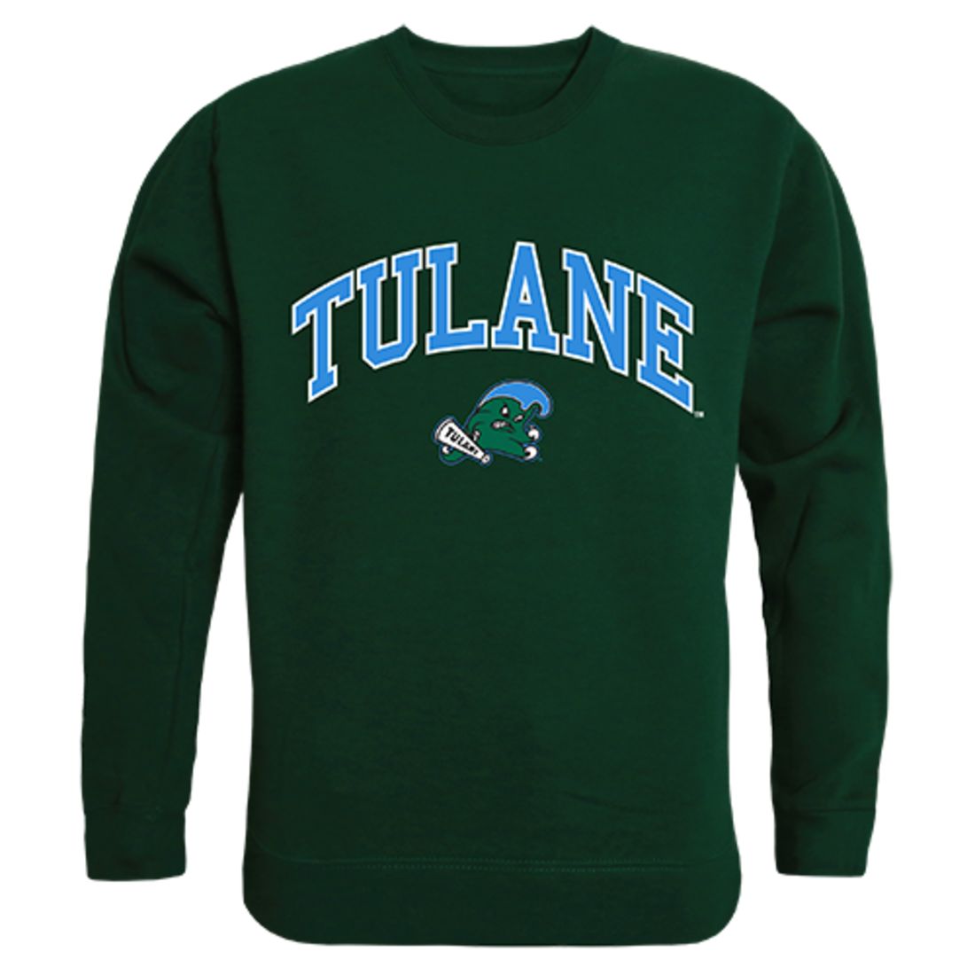 Tulane University Campus Crewneck Pullover Sweatshirt Sweater Forest-Campus-Wardrobe