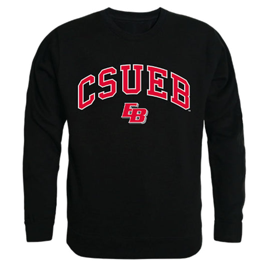 California State University East Bay Campus Crewneck Pullover Sweatshirt Sweater Black-Campus-Wardrobe