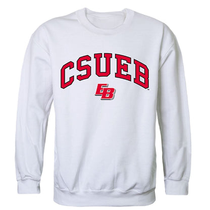California State University East Bay Campus Crewneck Pullover Sweatshirt Sweater White-Campus-Wardrobe