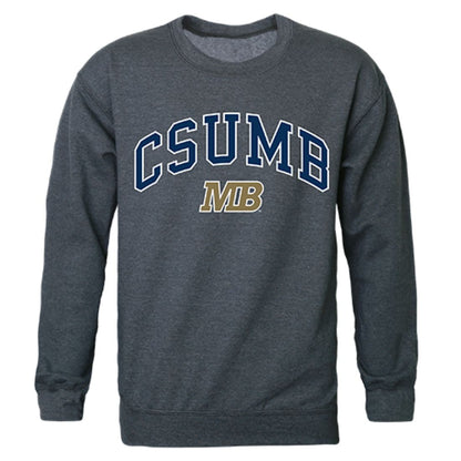 CSUMB California State University Monterey Bay Campus Crewneck Pullover Sweatshirt Sweater Heather Charcoal-Campus-Wardrobe