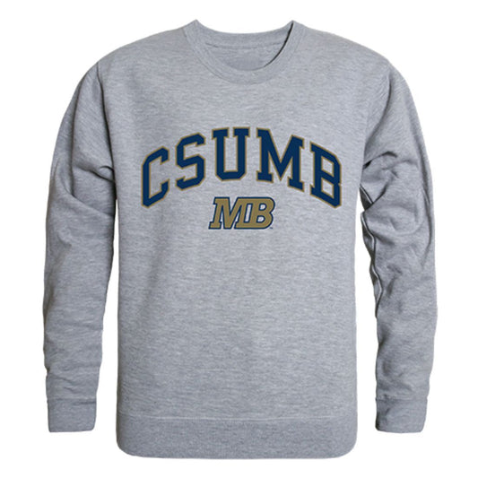 CSUMB California State University Monterey Bay Campus Crewneck Pullover Sweatshirt Sweater Heather Grey-Campus-Wardrobe