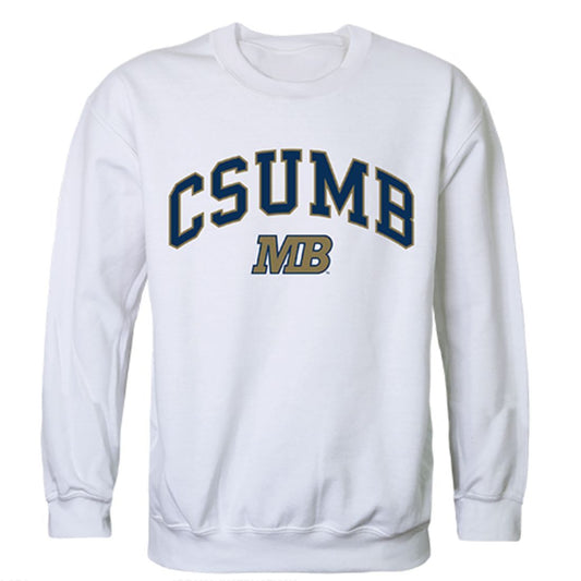 CSUMB California State University Monterey Bay Campus Crewneck Pullover Sweatshirt Sweater White-Campus-Wardrobe