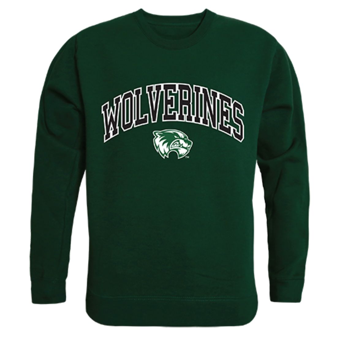 UVU Utah Valley University Campus Crewneck Pullover Sweatshirt Sweater Forest-Campus-Wardrobe
