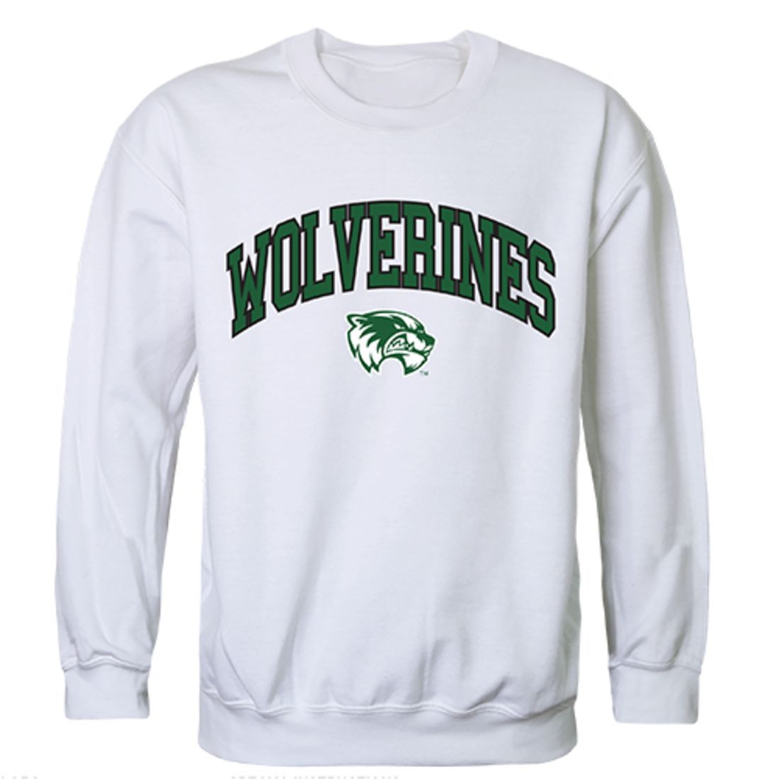UVU Utah Valley University Campus Crewneck Pullover Sweatshirt Sweater White-Campus-Wardrobe