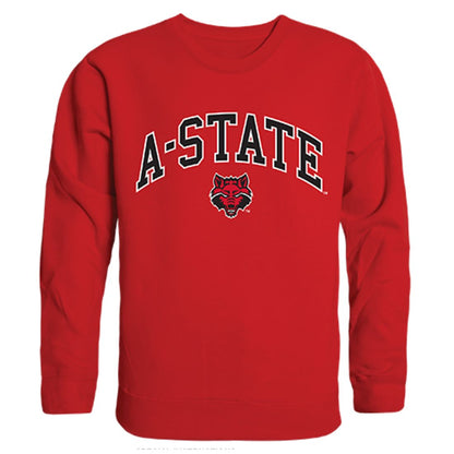 Arkansas State University A-State Campus Crewneck Pullover Sweatshirt Sweater Red-Campus-Wardrobe