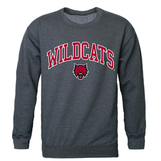 CWU Central Washington University Campus Crewneck Pullover Sweatshirt Sweater Heather Charcoal-Campus-Wardrobe