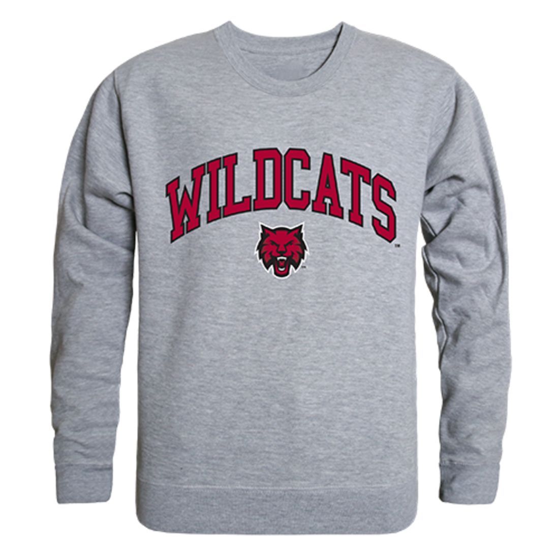 CWU Central Washington University Campus Crewneck Pullover Sweatshirt Sweater Heather Grey-Campus-Wardrobe