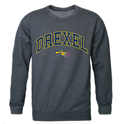 Drexel University Campus Crewneck Pullover Sweatshirt Sweater Heather Charcoal-Campus-Wardrobe
