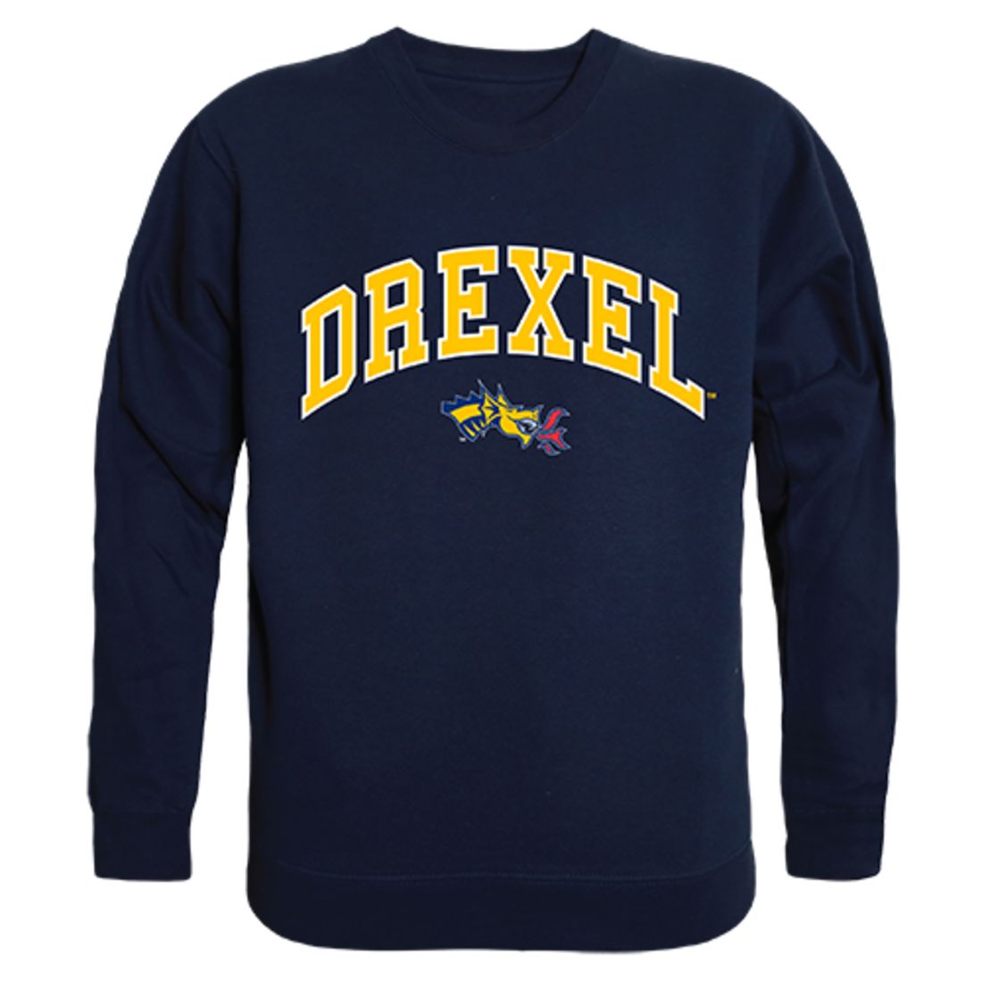 Drexel University Campus Crewneck Pullover Sweatshirt Sweater Navy-Campus-Wardrobe