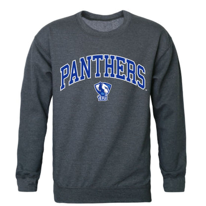 EIU Eastern Illinois University Campus Crewneck Pullover Sweatshirt Sweater Heather Charcoal-Campus-Wardrobe