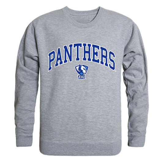 EIU Eastern Illinois University Campus Crewneck Pullover Sweatshirt Sweater Heather Grey-Campus-Wardrobe