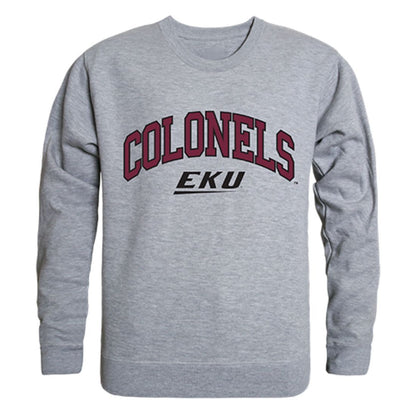 EKU Eastern Kentucky University Campus Crewneck Pullover Sweatshirt Sweater Heather Grey-Campus-Wardrobe