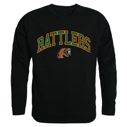 FAMU Florida A&M University Campus Crewneck Pullover Sweatshirt Sweater Black-Campus-Wardrobe