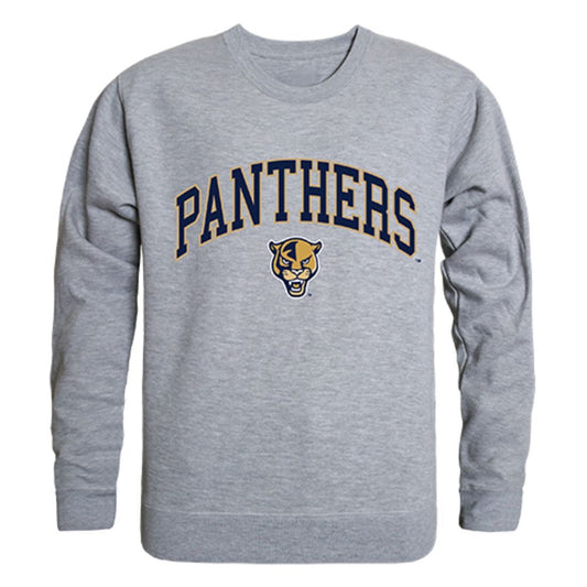 FIU Florida International University Campus Crewneck Pullover Sweatshirt Sweater Heather Grey-Campus-Wardrobe
