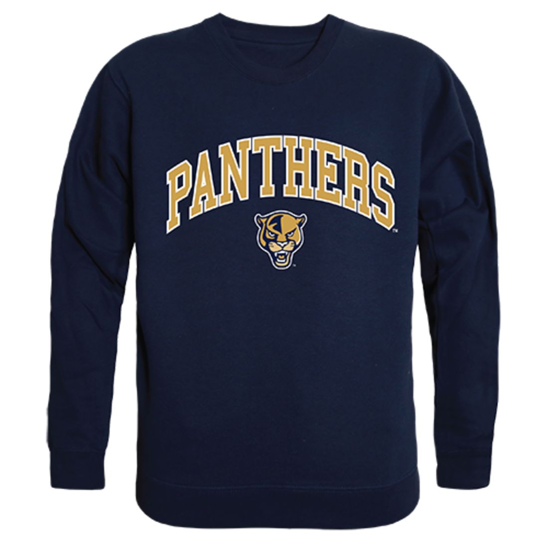 FIU Florida International University Campus Crewneck Pullover Sweatshirt Sweater Navy-Campus-Wardrobe