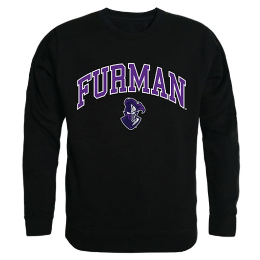 Furman University Campus Crewneck Pullover Sweatshirt Sweater Black-Campus-Wardrobe