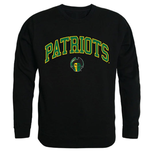 GMU George Mason University Campus Crewneck Pullover Sweatshirt Sweater Black-Campus-Wardrobe