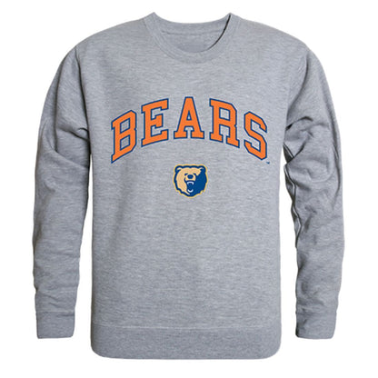 Morgan State University Campus Crewneck Pullover Sweatshirt Sweater Heather Grey-Campus-Wardrobe