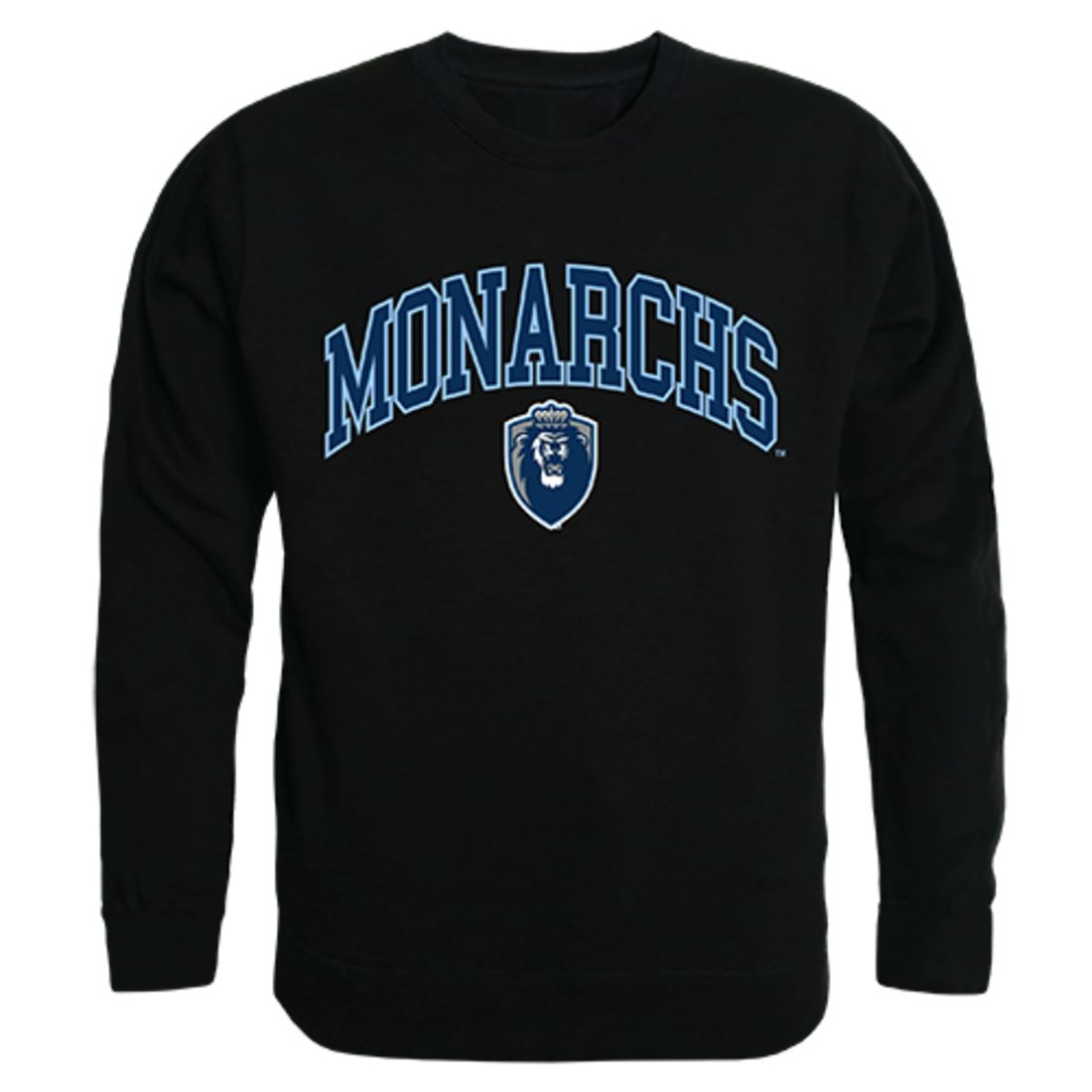 ODU Old Dominion University Campus Crewneck Pullover Sweatshirt Sweater Black-Campus-Wardrobe