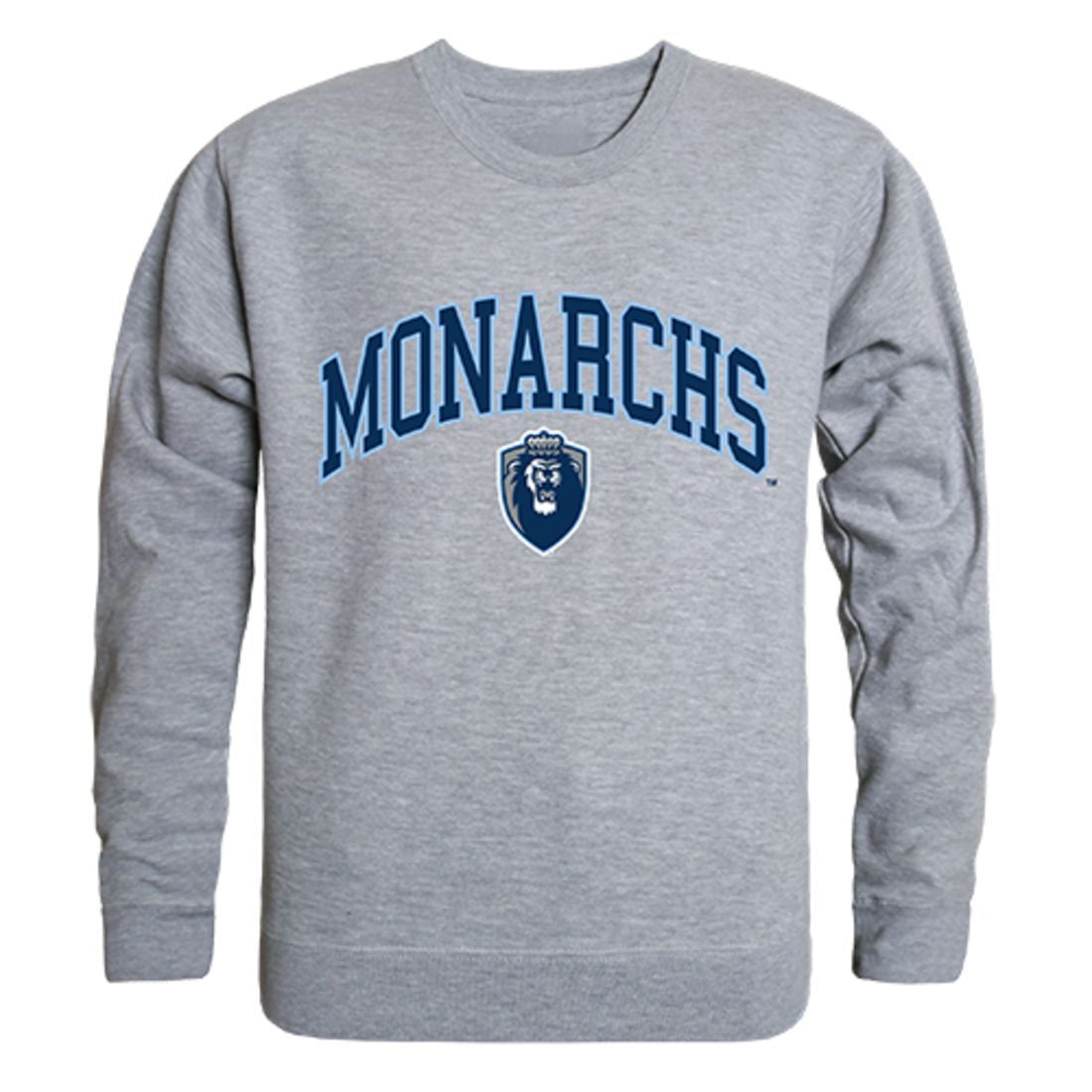 ODU Old Dominion University Campus Crewneck Pullover Sweatshirt Sweater Heather Grey-Campus-Wardrobe