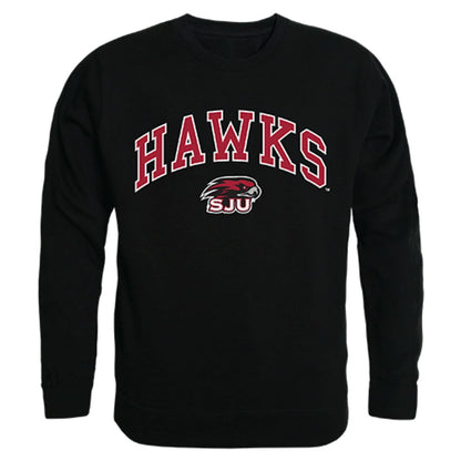 Saint Joseph's University Campus Crewneck Pullover Sweatshirt Sweater Black-Campus-Wardrobe