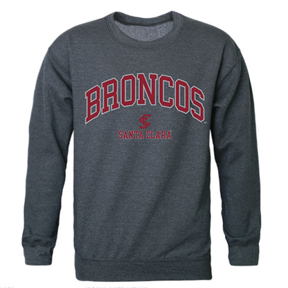 SCU Santa Clara University Campus Crewneck Pullover Sweatshirt Sweater Heather Charcoal-Campus-Wardrobe