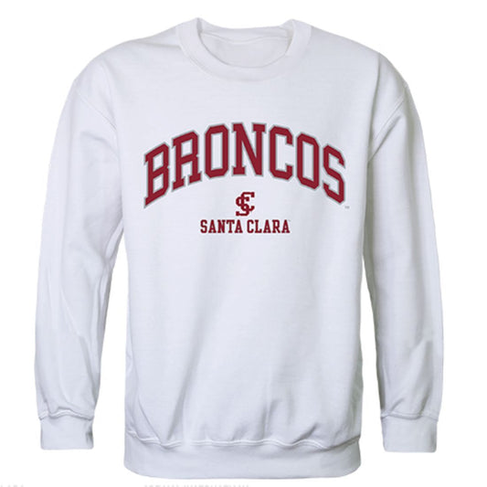 SCU Santa Clara University Campus Crewneck Pullover Sweatshirt Sweater White-Campus-Wardrobe